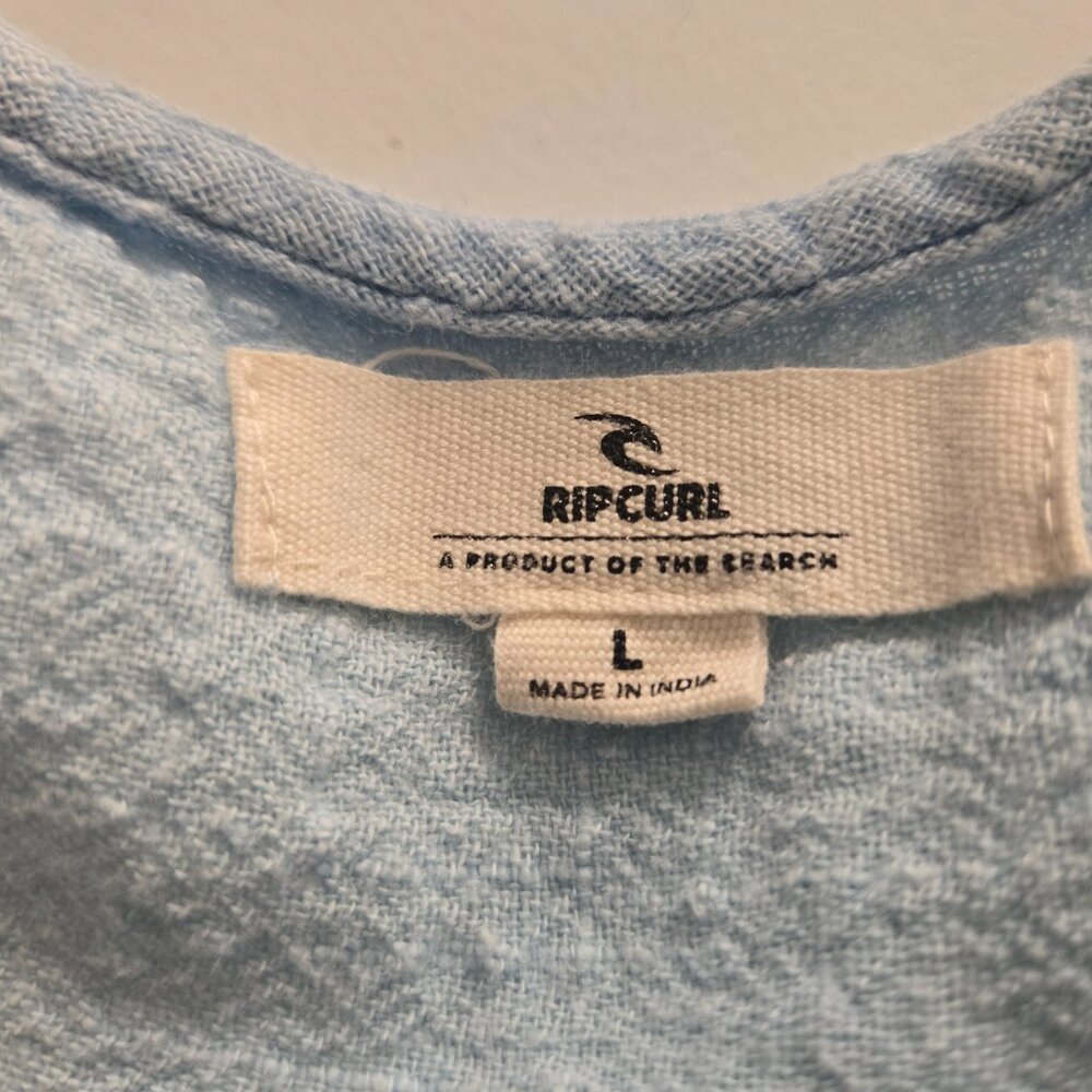 Rip Curl Summer Boho Style Top In Light Blue - image 5